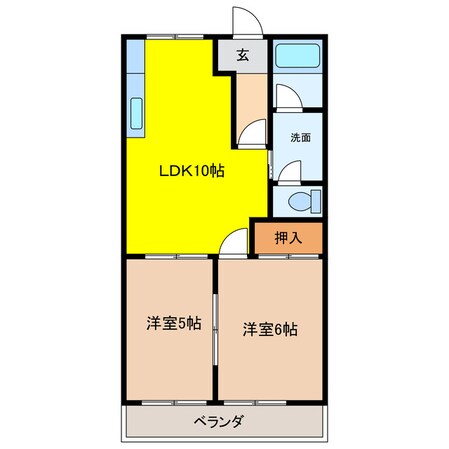 ルミナス中川の物件間取画像